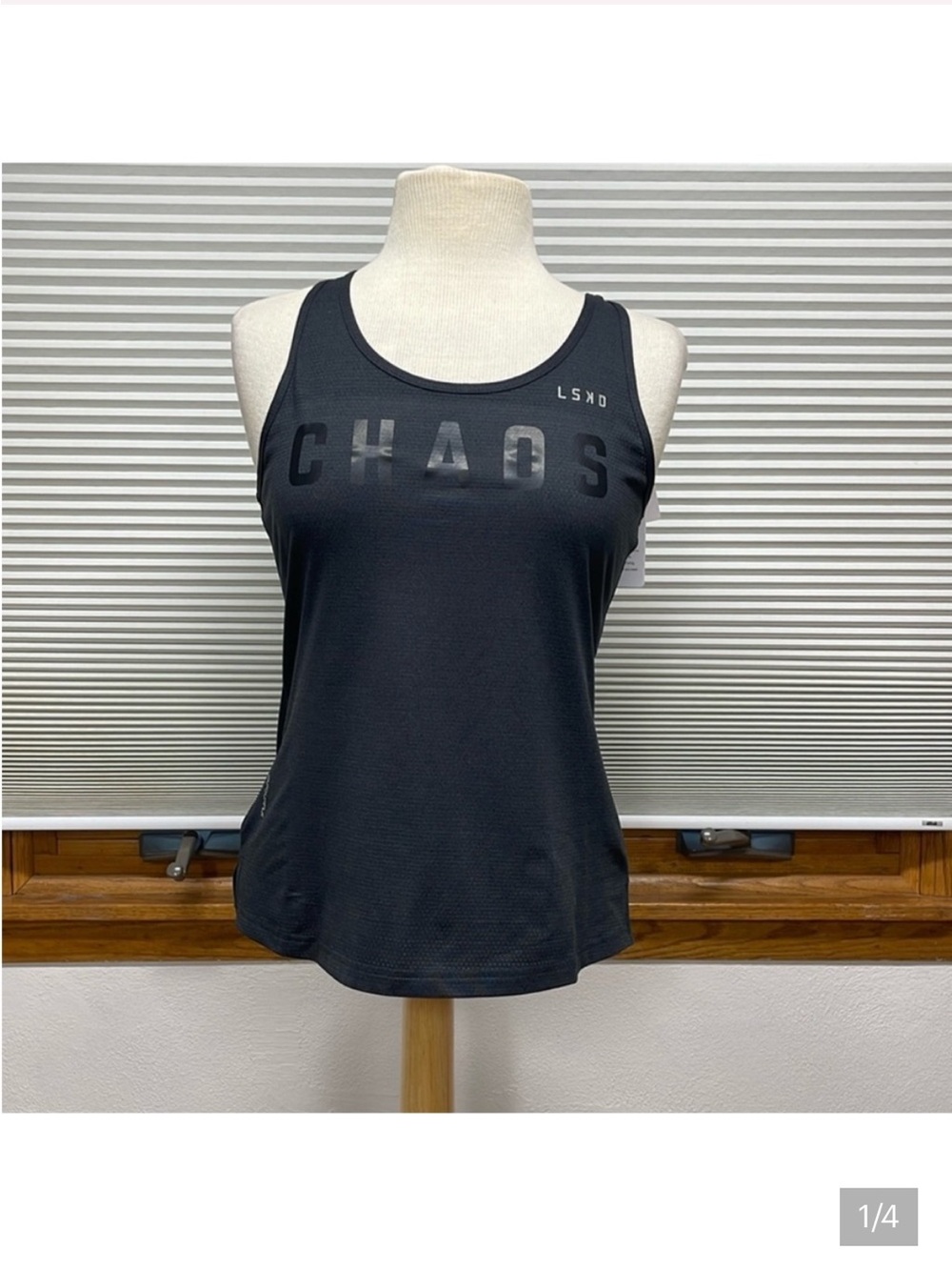 LSKD Women’s Black CHAOS Performance Tank